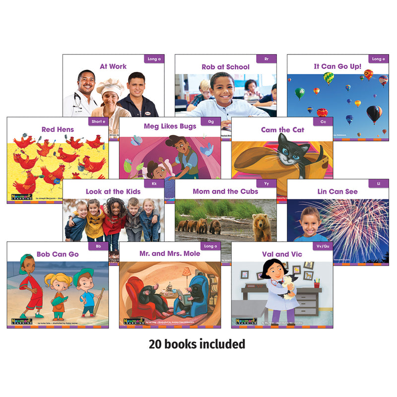 Gr K Consonants & Short Vowels 20 Books