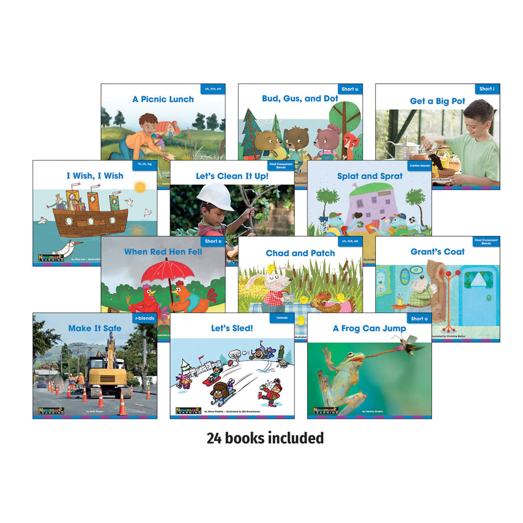 Gr 1 Short Vowels Consonant Blends 7 Digraphs 24 Books