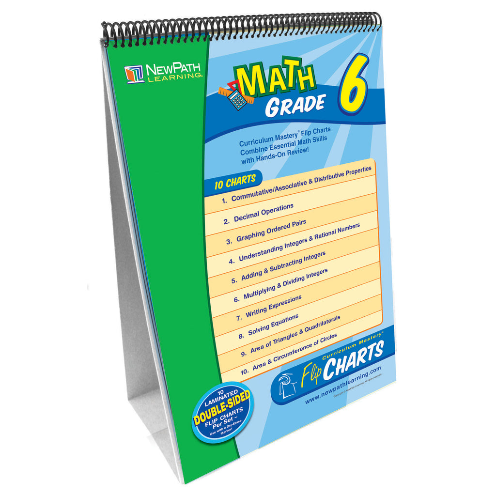 Math Flip Chart Set Gr 6