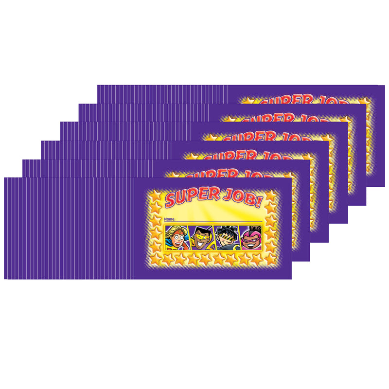 (6 Pk) Super Job Incentive Punch Cards