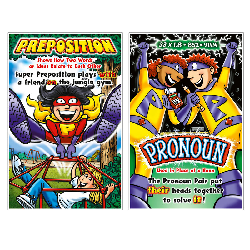 Parts Of Speech Superheroes