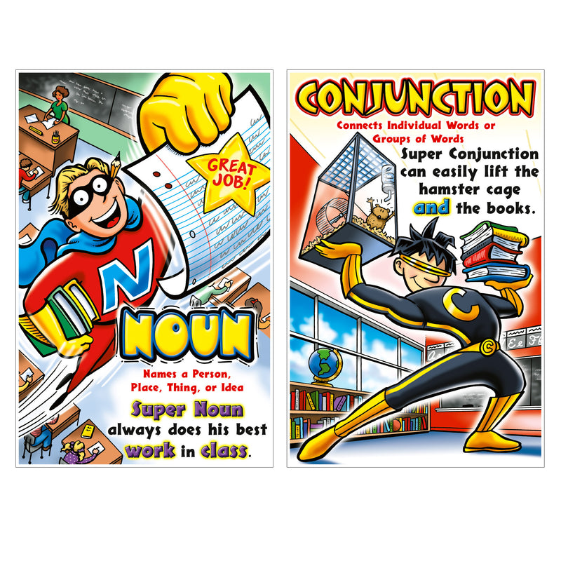 Parts Of Speech Superheroes