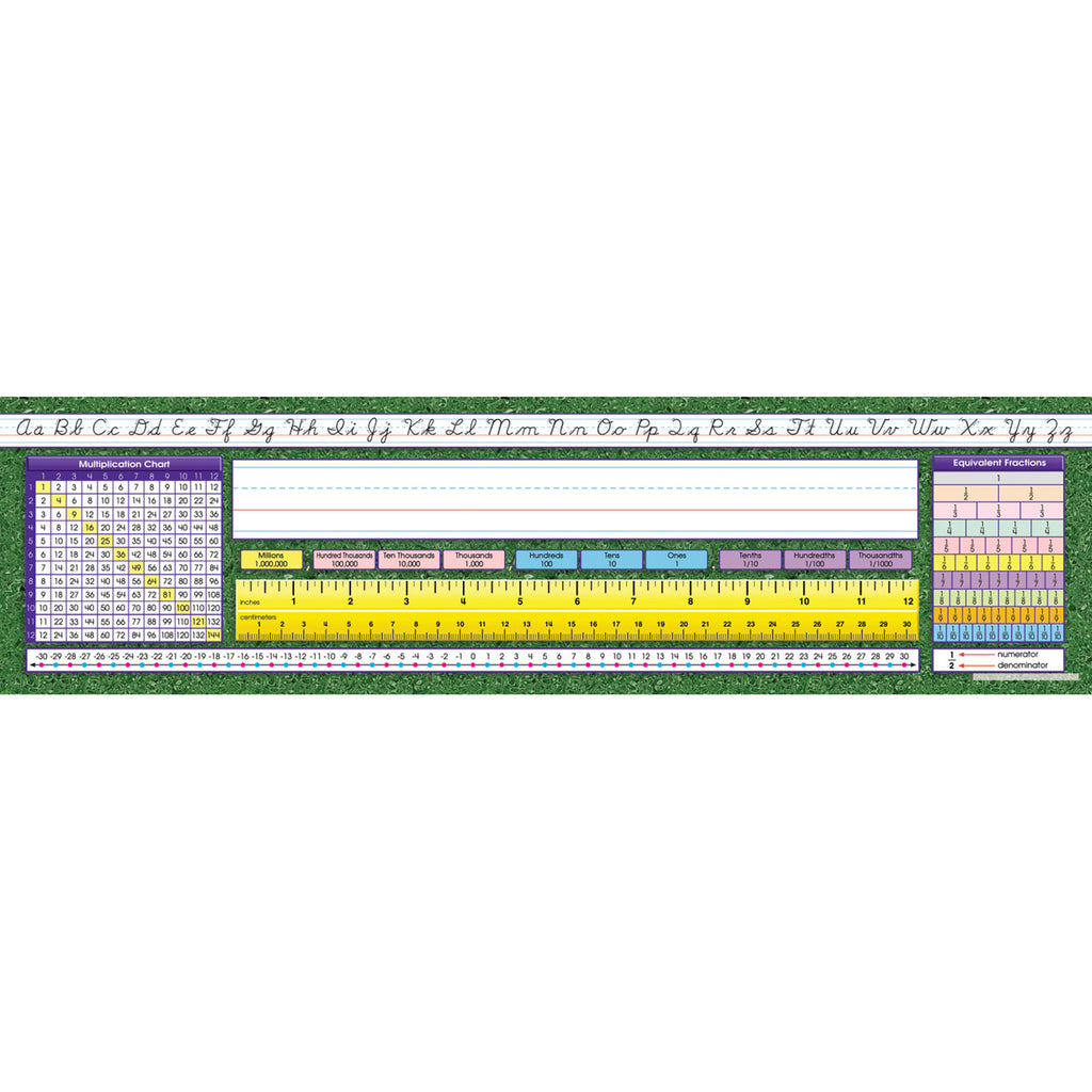 Desk Plate Intermediate Contemporary Cursive