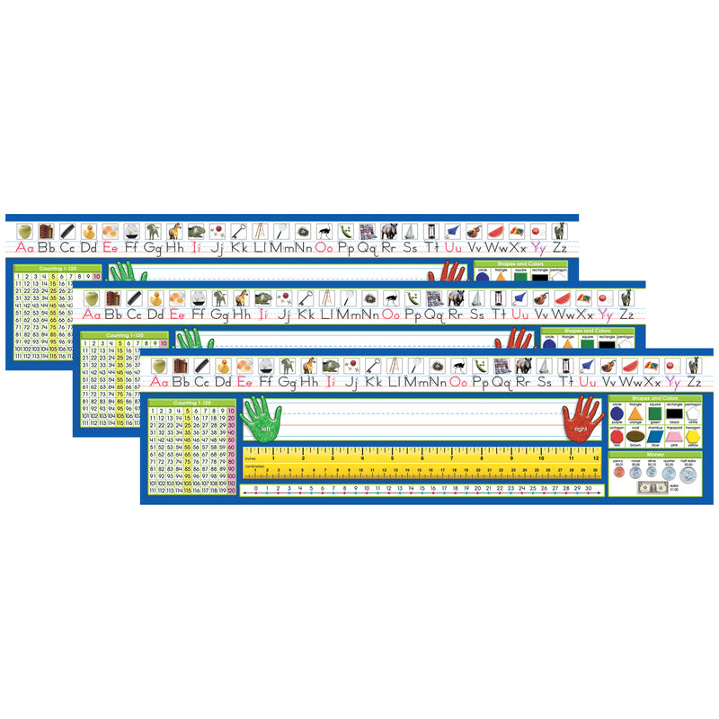 (3 Pk) Trad Countng 1-120 Deskplate