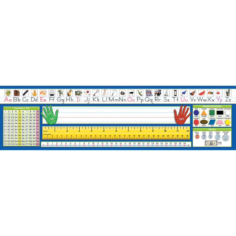 36ct Trad Counting 1-120 Deskplates Primary Manuscript