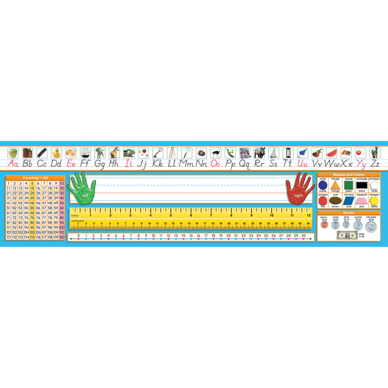 36ct Mod Counting 1-120 Deskplates Primary Manuscript