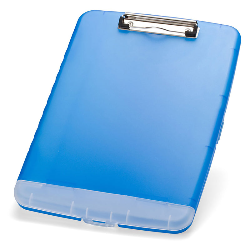 Slim Clipboard Storage Box Blue 0