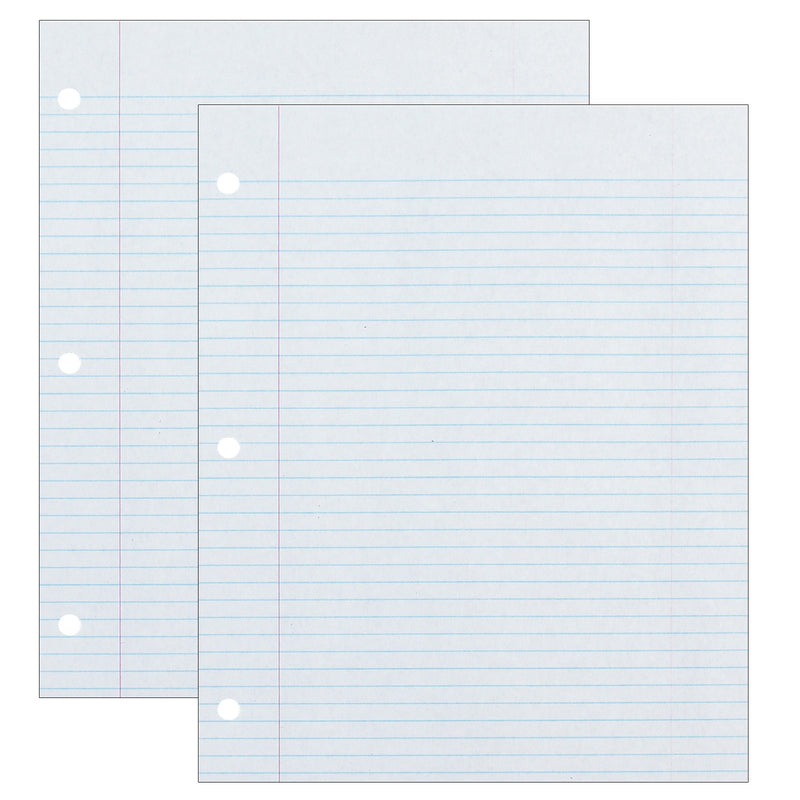 (2 Pk) Recycled Filler Paper Wht 500 Shts 9-32in Ruled