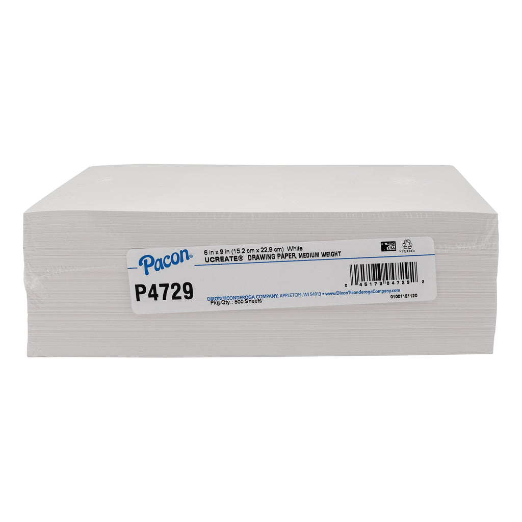 Brt White Sulphite Drawng Paper 6x9