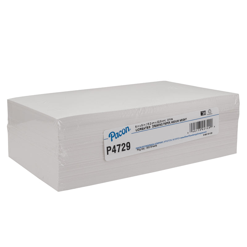 Brt White Sulphite Drawng Paper 6x9