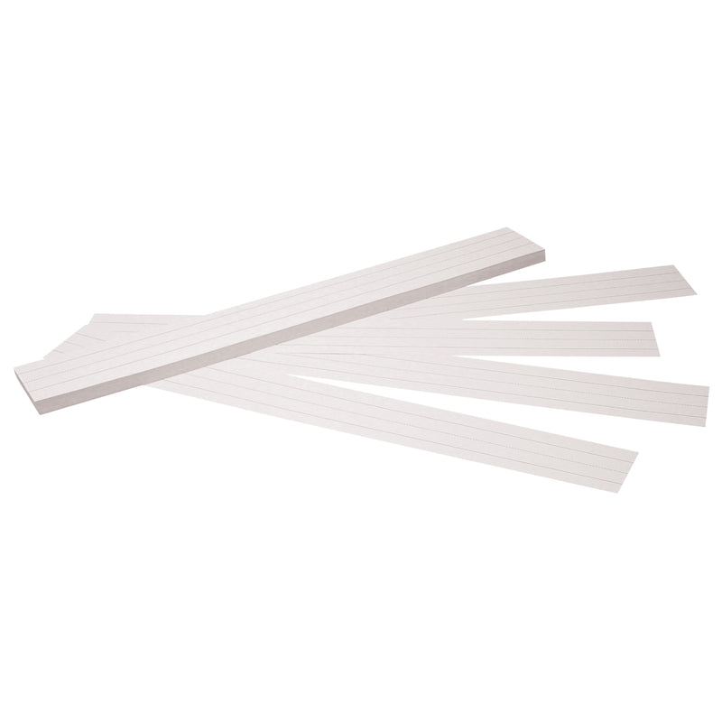 (6 Pk) Sentence Strips White Tagboard