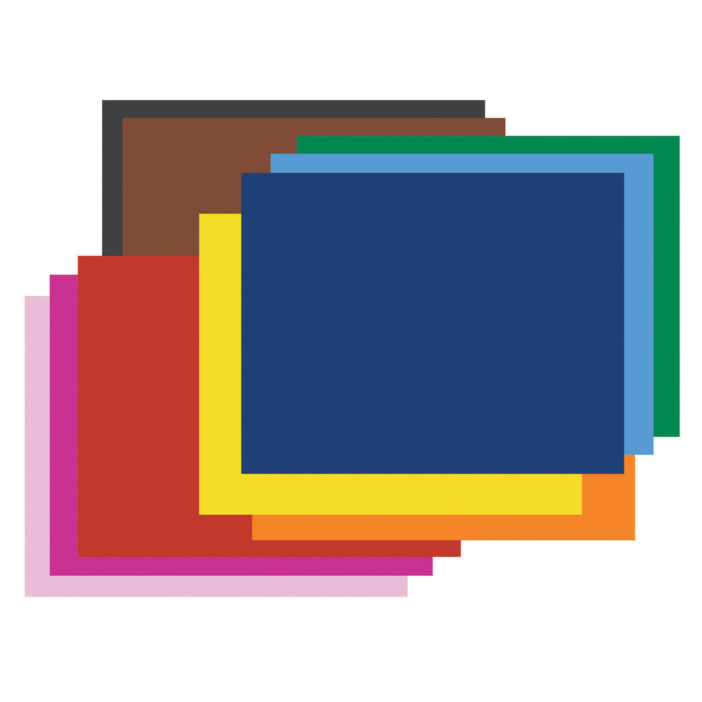 4 Ply Rr Poster Board 25 Sht Assorted 10 Colors