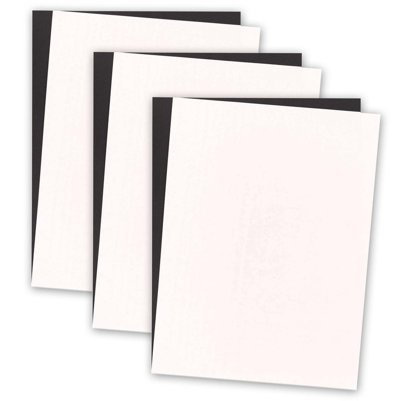 (3 Pk) Constr Paper Blk-wht 72 Shts