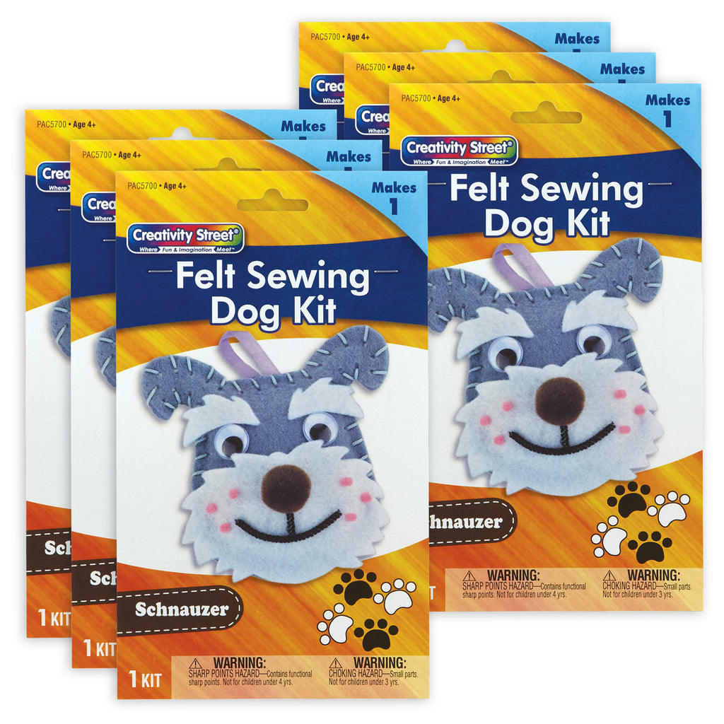 (6 Ea) Creativ Craft Kit Schnauzer