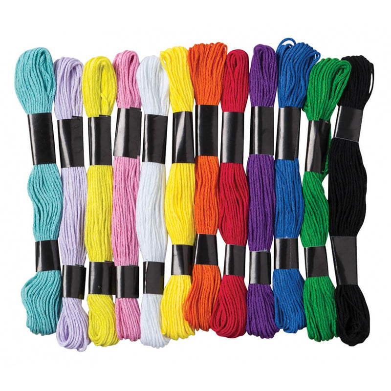 (3 Ea) Embroidery Thread 12 Assrtd Colors