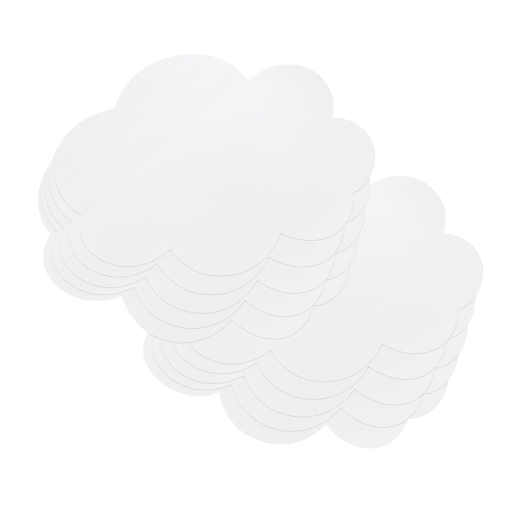 Dry Erase Shapes Clouds