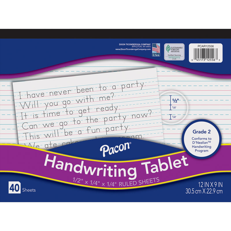 Dnealian 40 Sheet Writing Tablet Learn To Write