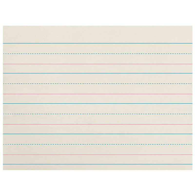 Zaner-bloser Newsprint Ream 1-1-8in Ruled Long Way 500 Shts