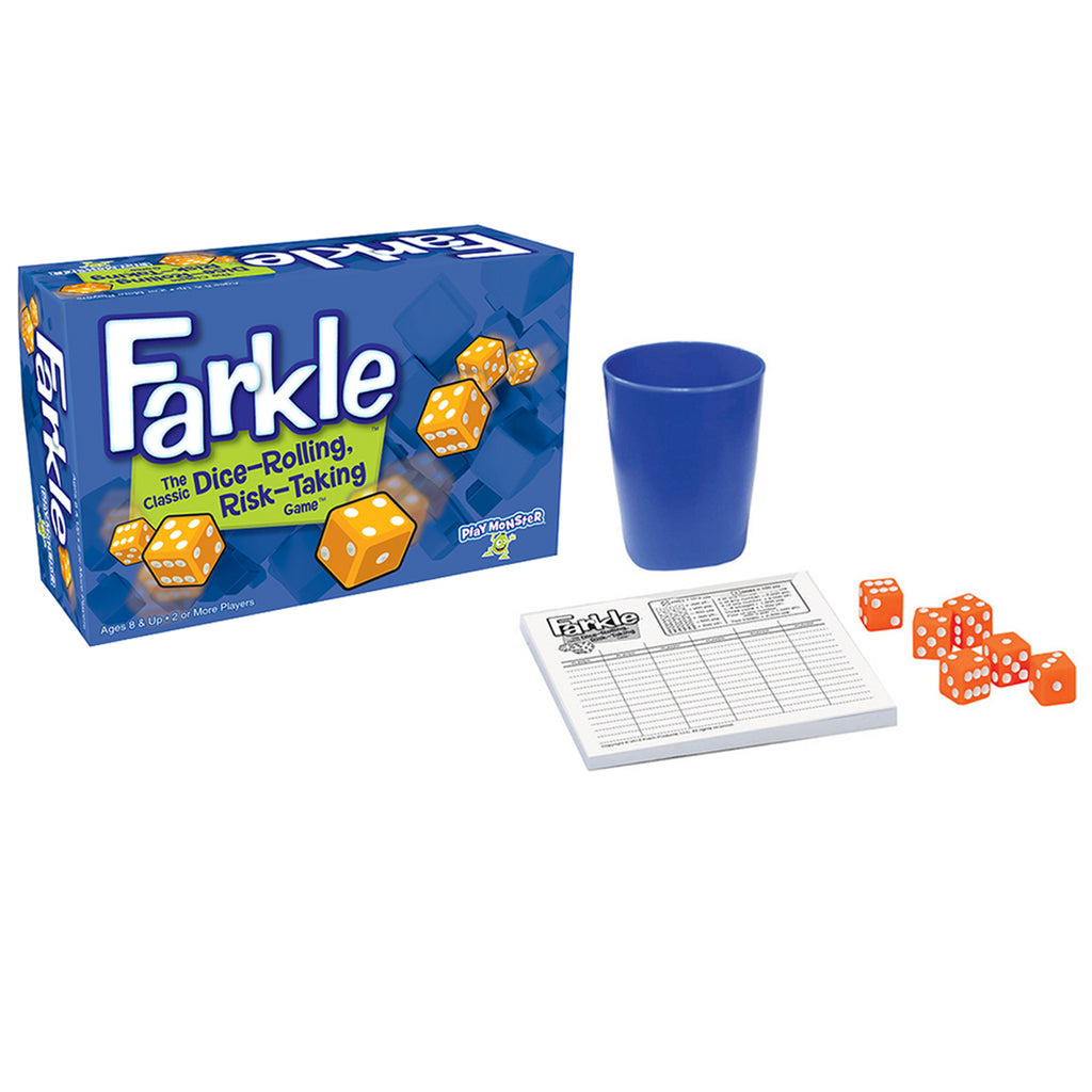 (2 Ea) Farkle Dice Rolling Risk Taking Game