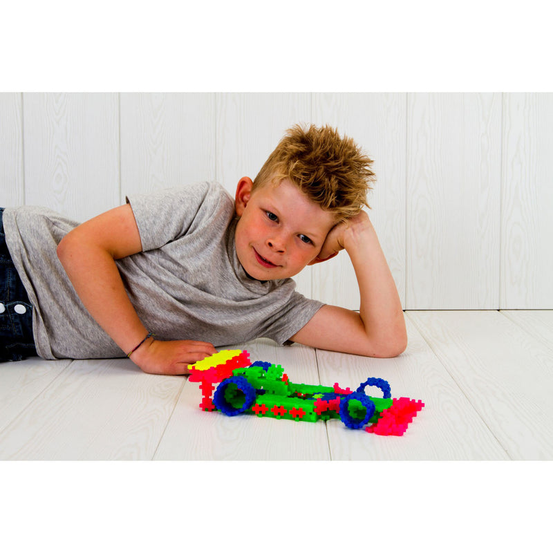 Open Play Set Neon 600 Pieces Plus-plus