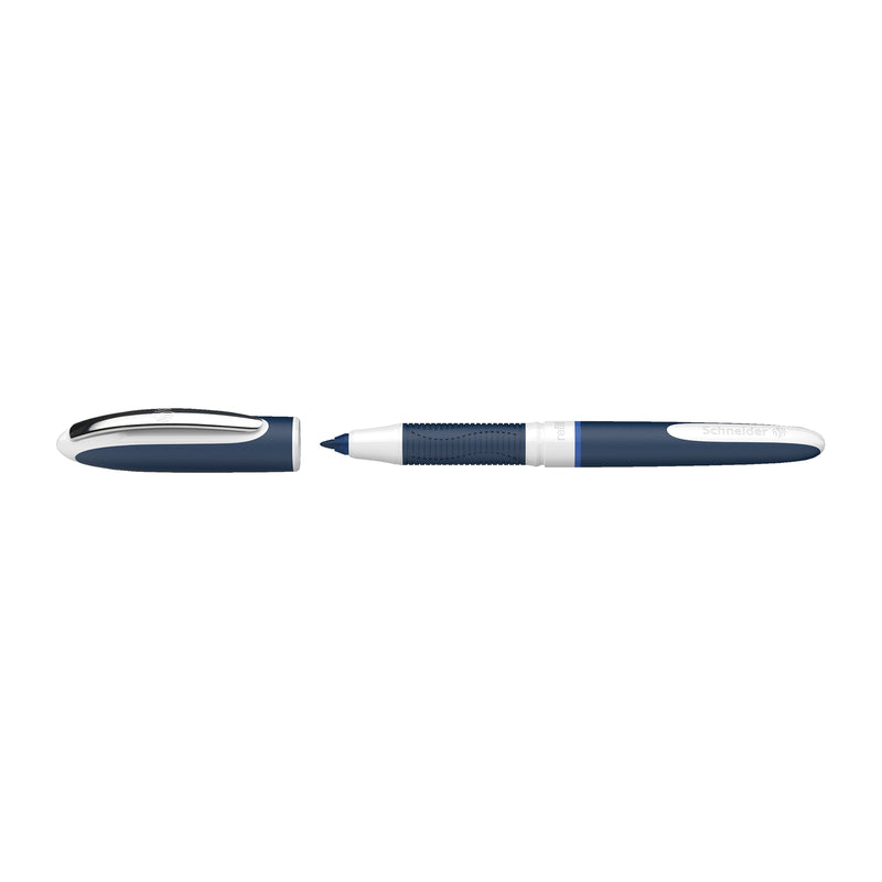 One Chng Rollerball Pens 6 Mm Blue Refillable 5pk