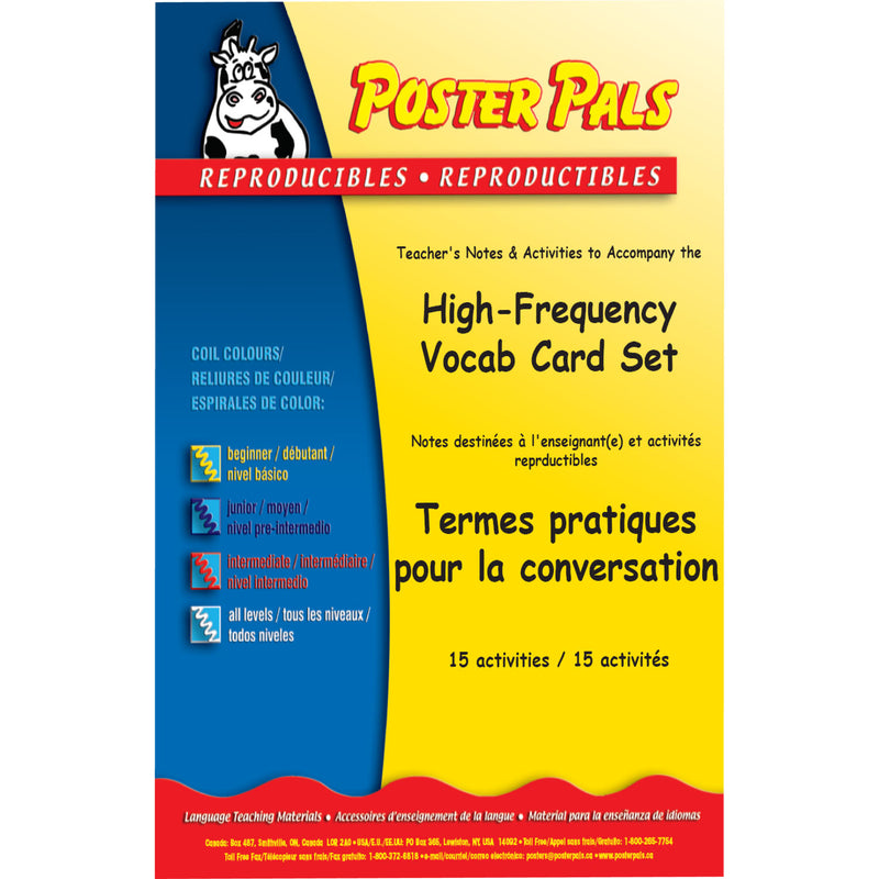 High-freq Vocab Card Set French