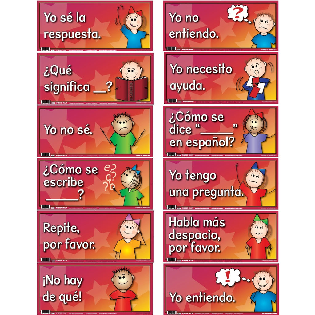 Door Signs Set Of 12 Spanish