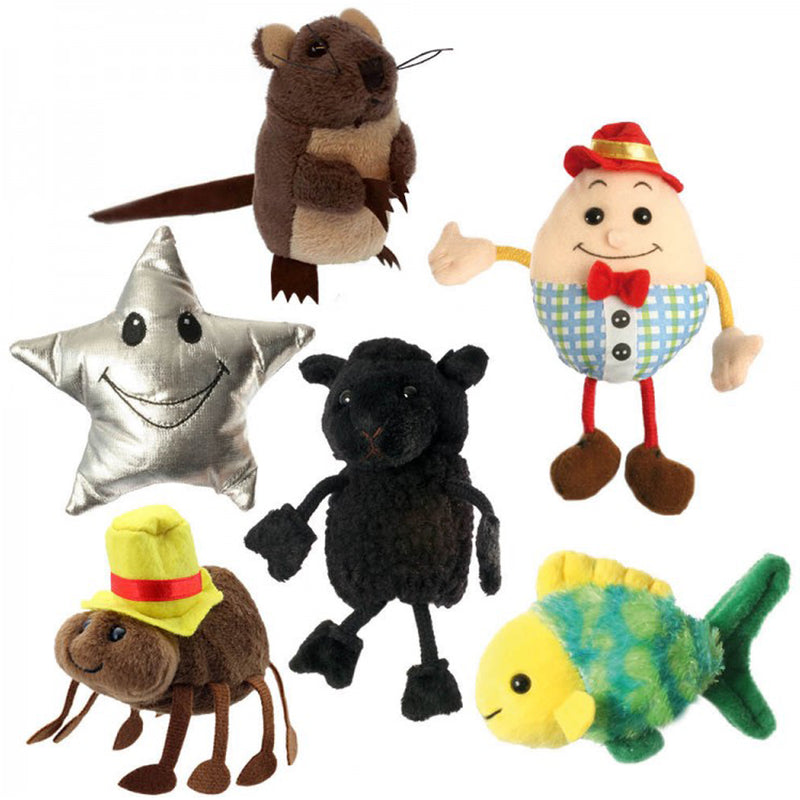 Finger Puppets 6/st Nursery Rhymes