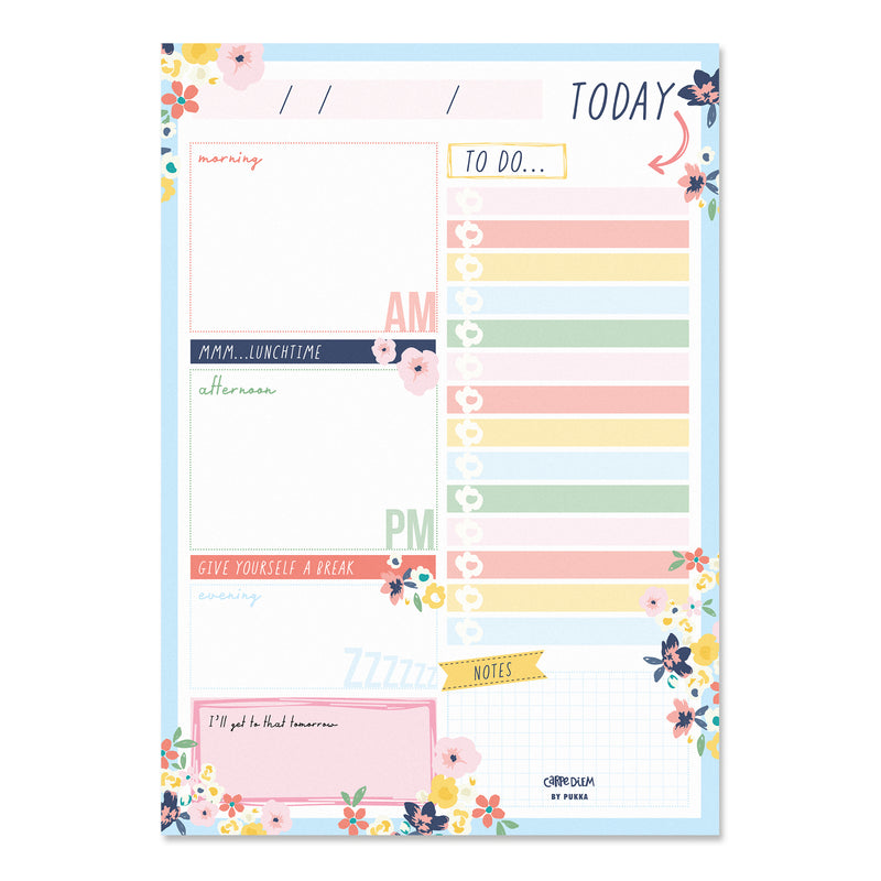 Daily Planner Pad - Ditzy Floral - Pack 6