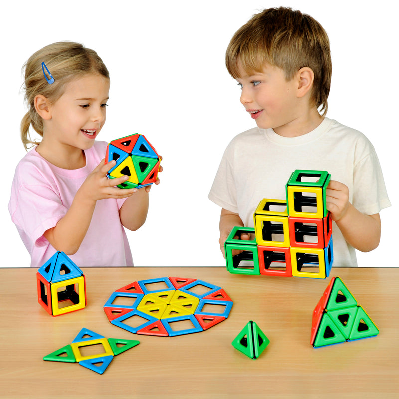 Magnetic Polydron Class Set