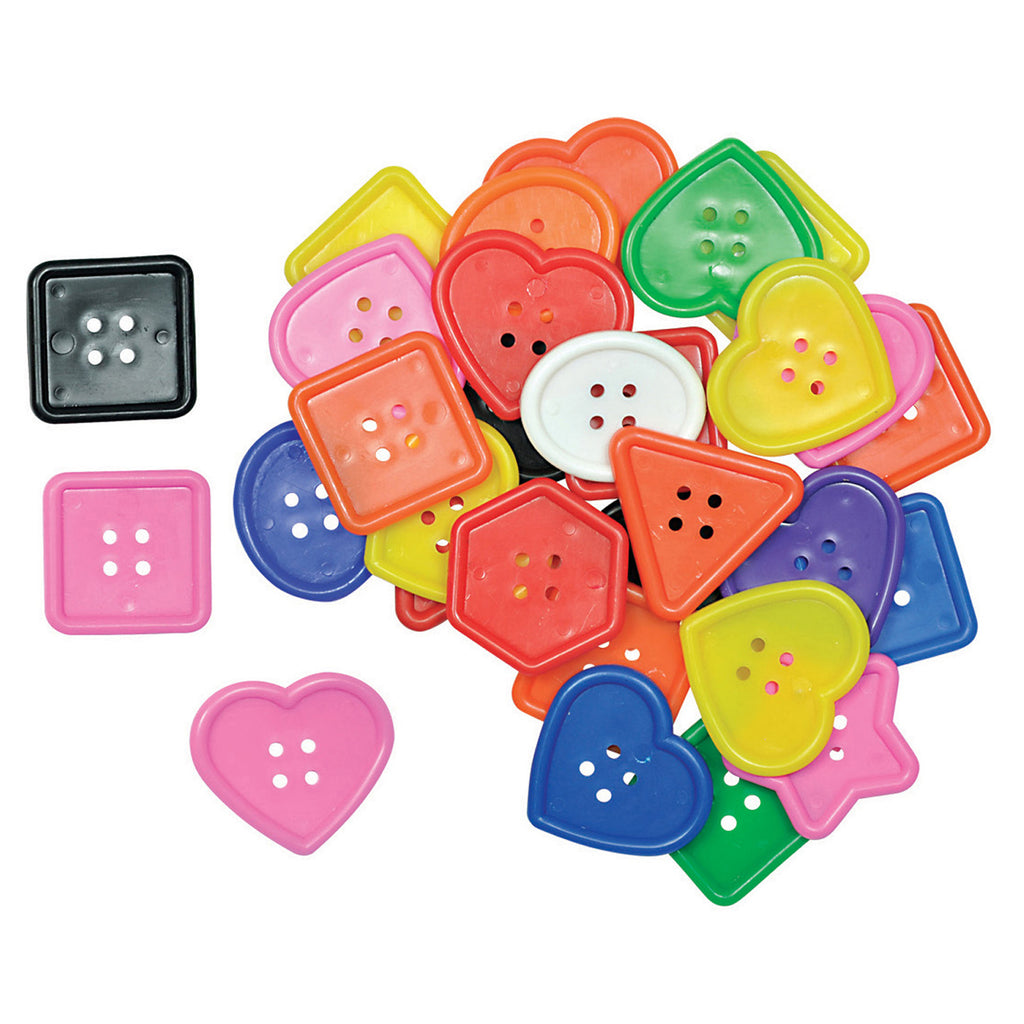 (3 Pk) Really Big Buttons 60 Per Pk