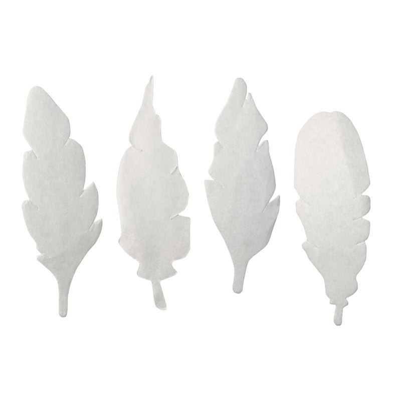 Color Diffusing Paper Feathers 80pk