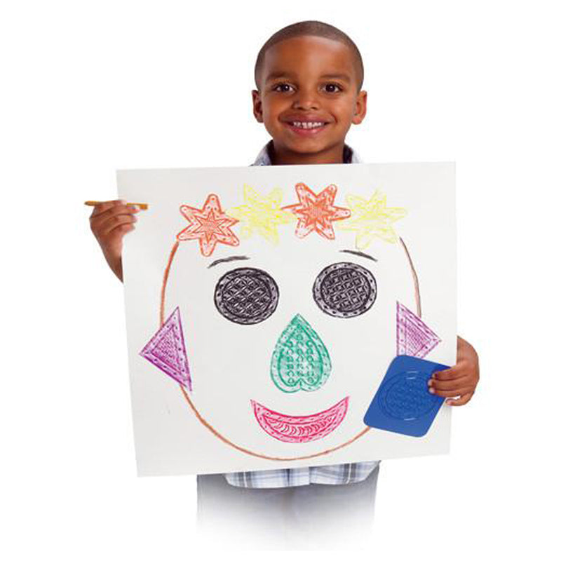 Rubbing Plates Teach Me Shapes 4 X 5-1-4 16pk