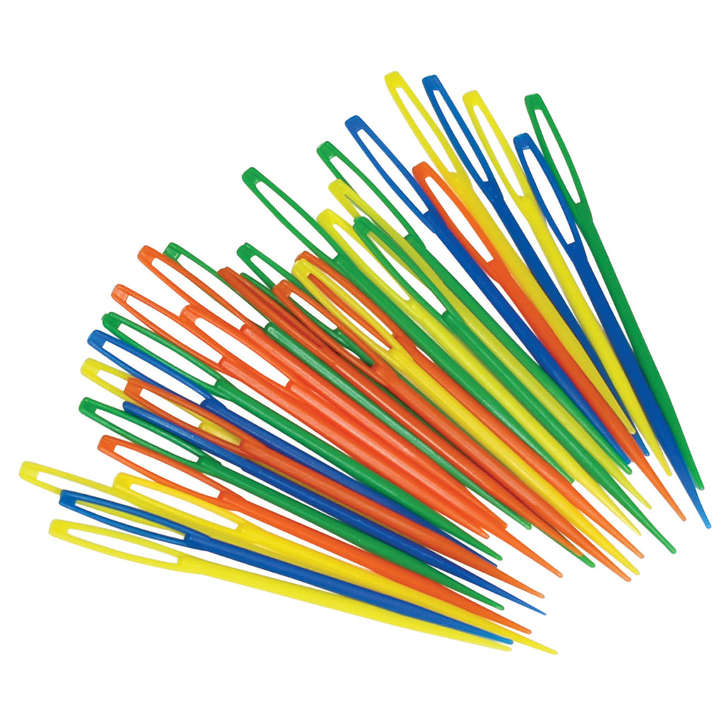 (6 Pk) Plastic Lacing Needles 32 Per Pk