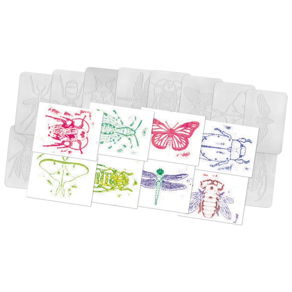 (2 Pk) Rubbing Plates True Insects