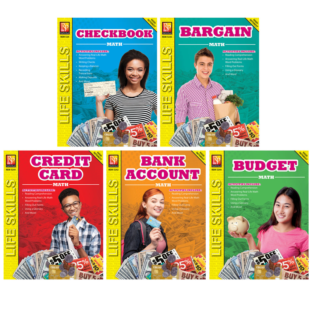 Life Skills Math Series Set Of 5