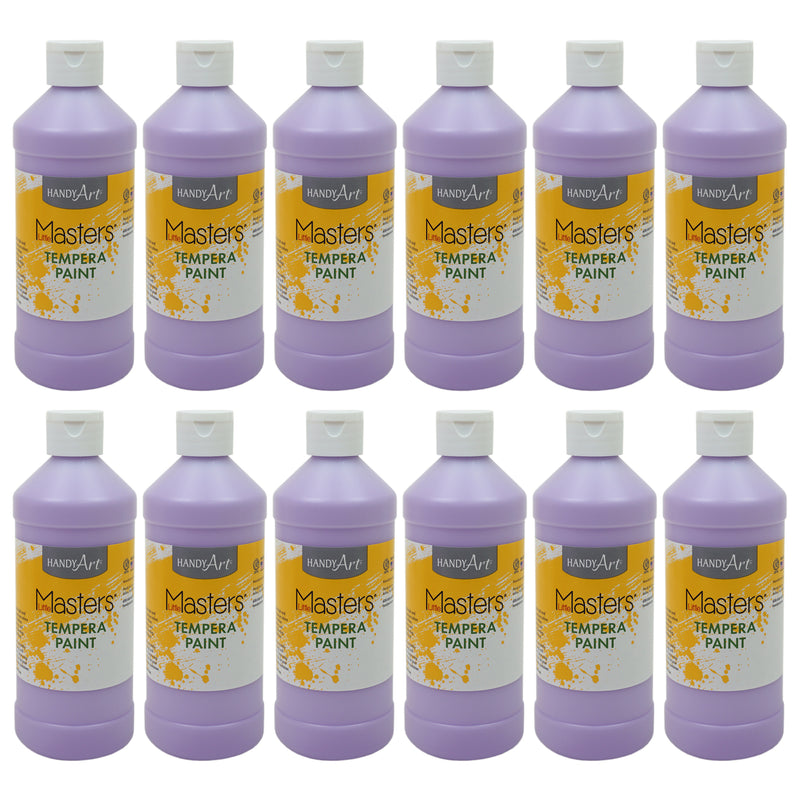 (12 Ea) 16oz Lt Purple Tempra Paint