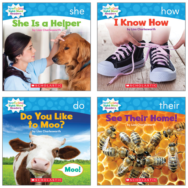 Nonfiction Sight Word Readers Lvl B Parent Pack