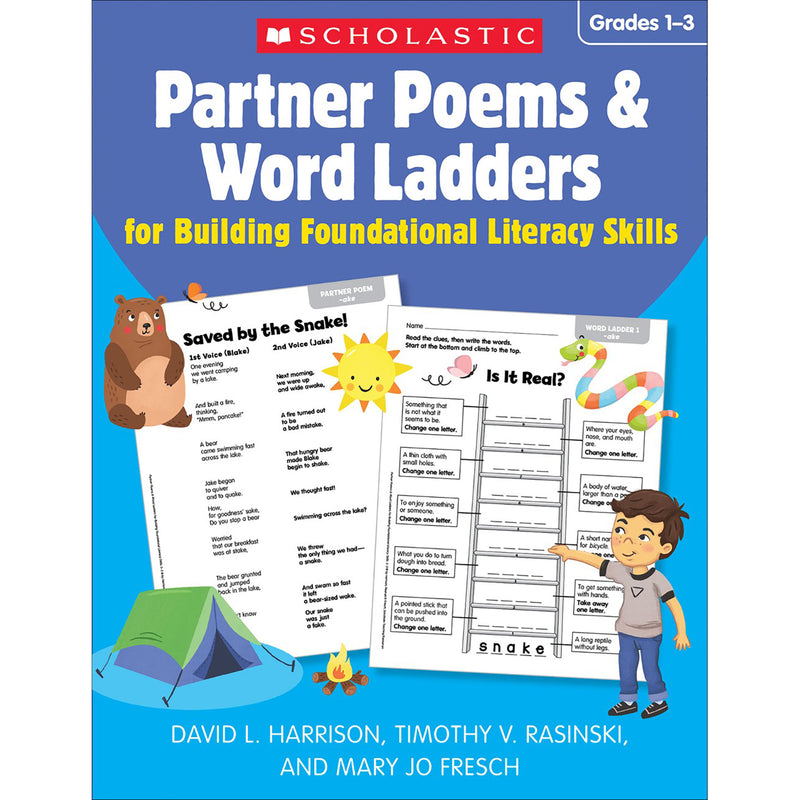 Partner Poems & Word Ladders for Building Foundational Literacy Skills: Grades 1–3