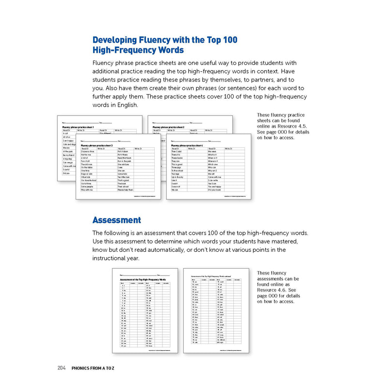 Phonics From A to Z, 4th Edition