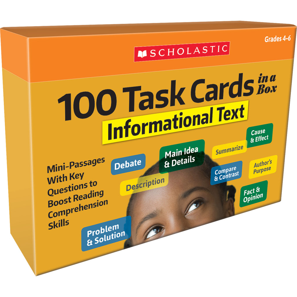 100 Task Cards Informational Text In A Box