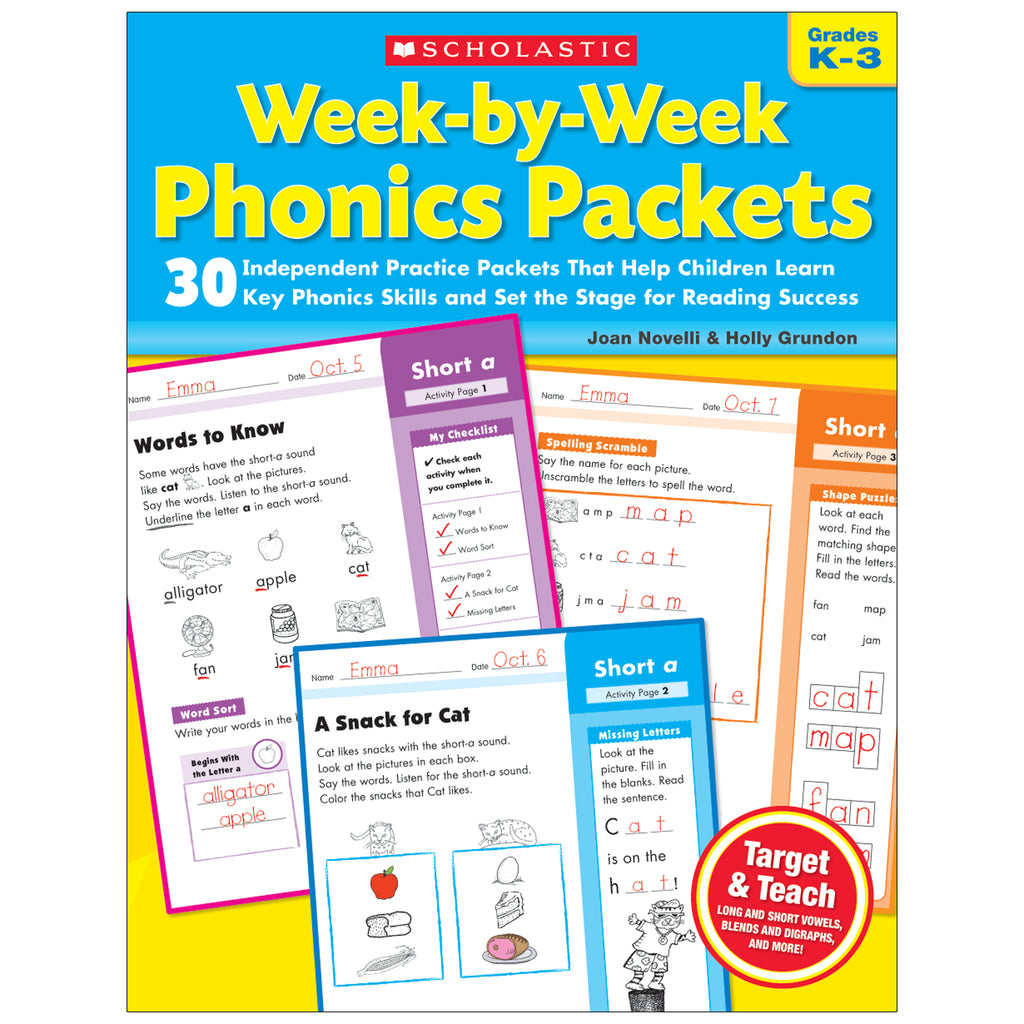 Week By Week Phonics Packets