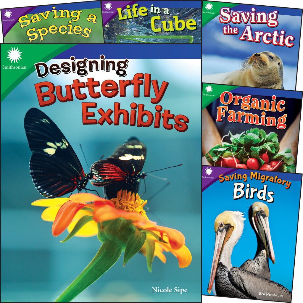 Smithsonian Animals & Ecosystems Gr 4-5 6 Book Set