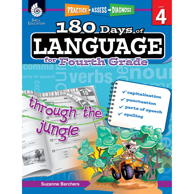 180 Days Of Language Gr 4