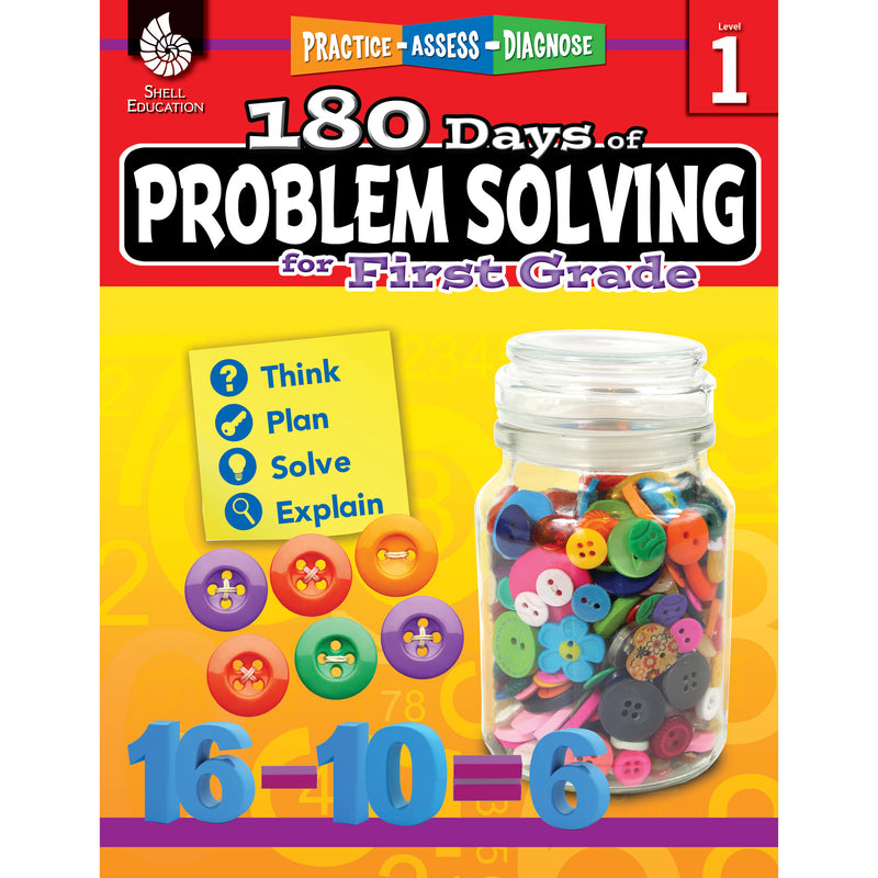 180 Day Problem Solving Gr1 Workbk