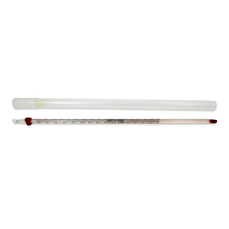 Lab Thermometer, Red Liquid,-20-110C-0-230F,Partial