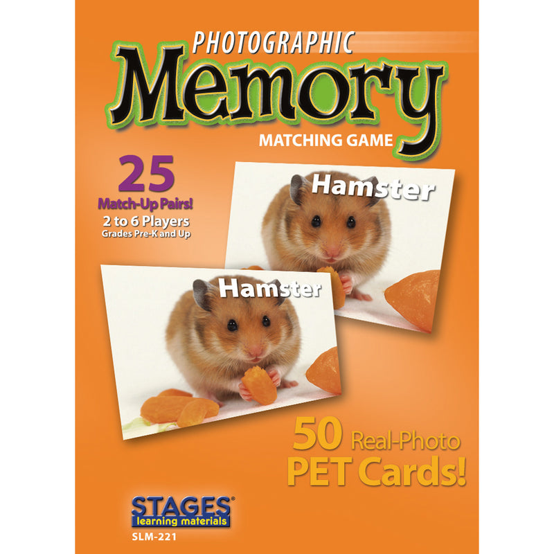 Pets Photographic Memory Matching Game