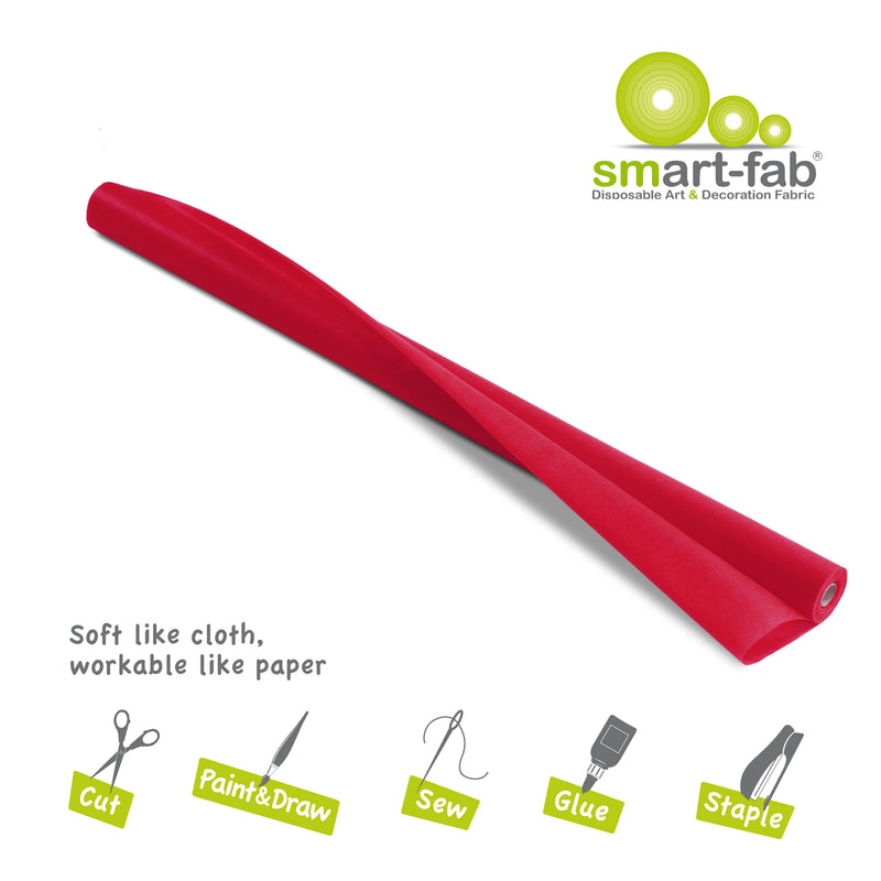Smart Fab Roll 48x40 Cranberry