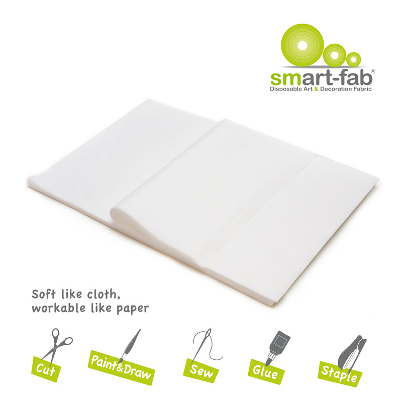 Smart Fab Cut Sheets 12x18 White
