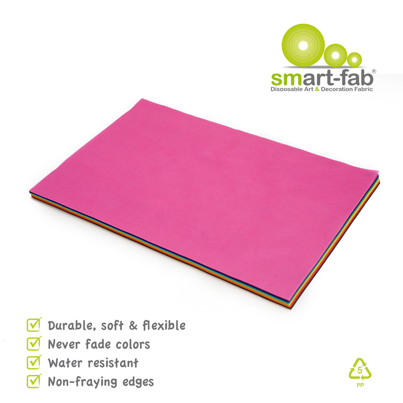 Smart Fab Cut Sheets 12x18 Assorted